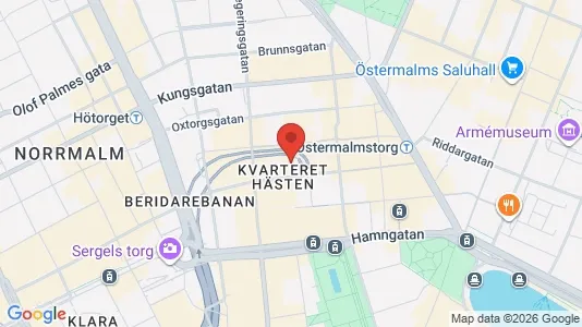 Kontorslokaler att hyra i Stockholm Innerstad - kort over placeringen