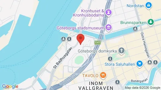 Kontorslokaler att hyra i Göteborg Centrum - kort over placeringen
