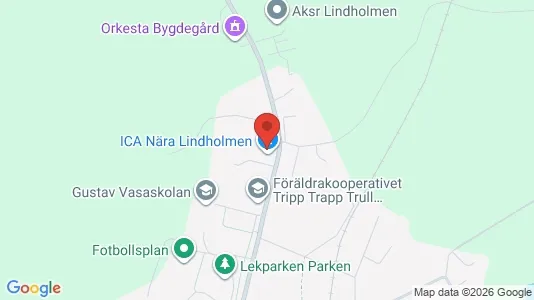 Industrilokaler att hyra i Vallentuna - kort over placeringen