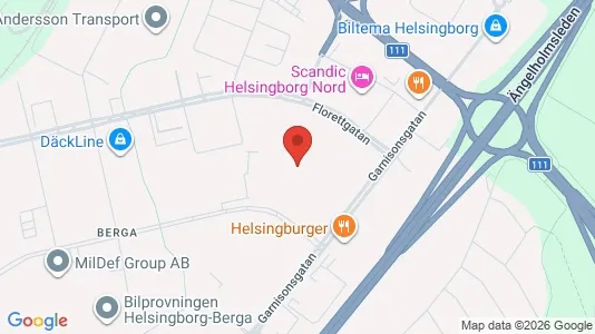Industrilokaler att hyra i Helsingborg - Bild från Google Street View
