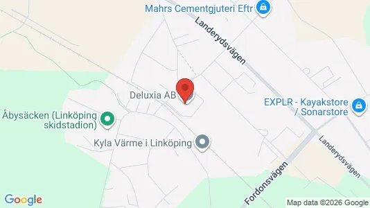 Industrilokaler att hyra i Linköping - kort over placeringen