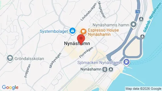Coworking spaces att hyra i Nynäshamn - kort over placeringen