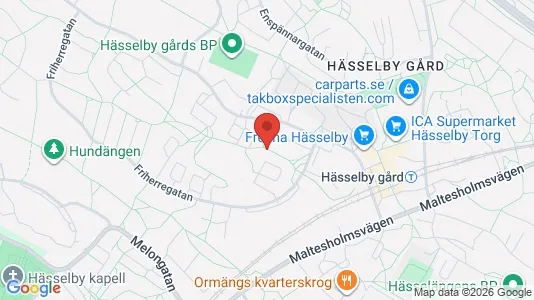 Kontorslokaler att hyra i Västerort - kort over placeringen