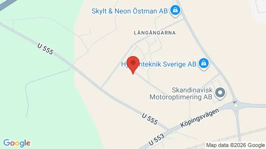 Affärslokaler till försäljning i Västerås - kort over placeringen