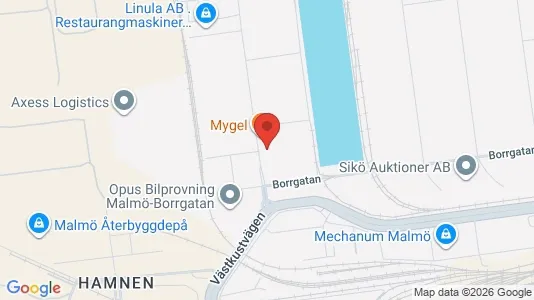Kontorslokaler att hyra i Malmö Centrum - kort over placeringen