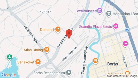 Industrilokaler att hyra i Borås - Bild från Google Street View