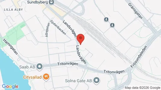 Kontorslokaler att hyra i Solna - Bild från Google Street View