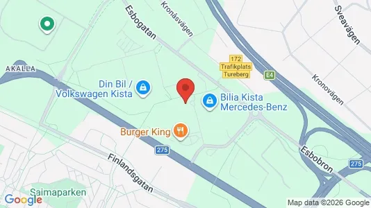 Kontorslokaler att hyra i Västerort - kort over placeringen