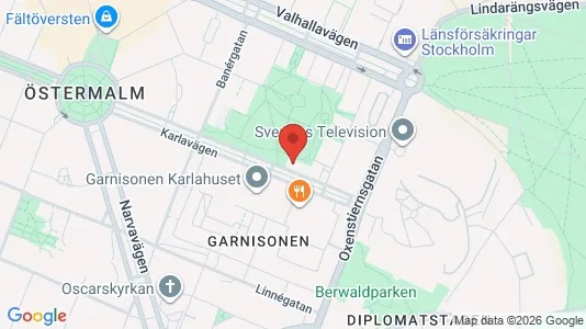 Lagerlokaler att hyra i Östermalm - Bild från Google Street View