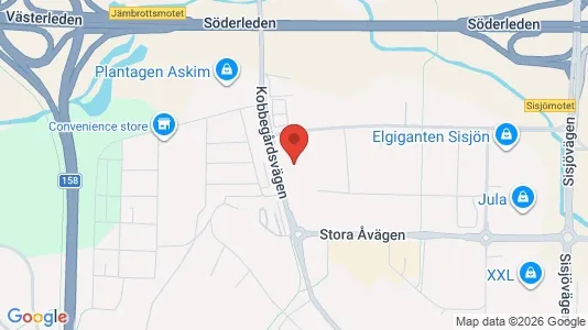 Industrilokaler att hyra i Askim-Frölunda-Högsbo - kort over placeringen