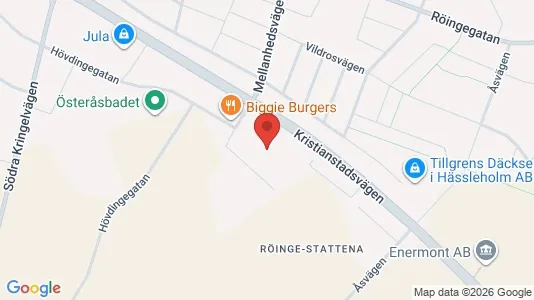 Industrilokaler att hyra i Hässleholm - Bild från Google Street View