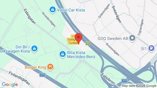 Kontorslokaler att hyra i Västerort - kort over placeringen