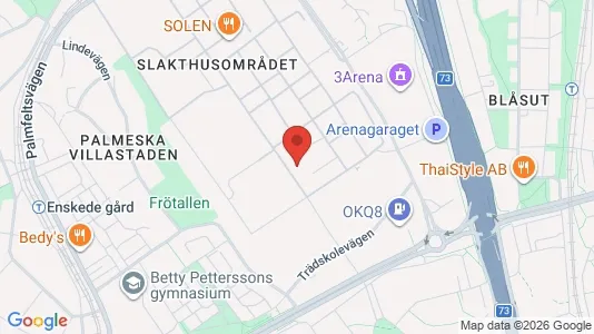 Kontorslokaler att hyra i Söderort - kort over placeringen