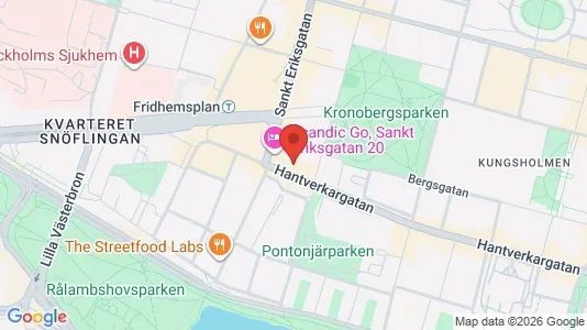 Kontorslokaler att hyra i Kungsholmen - kort over placeringen