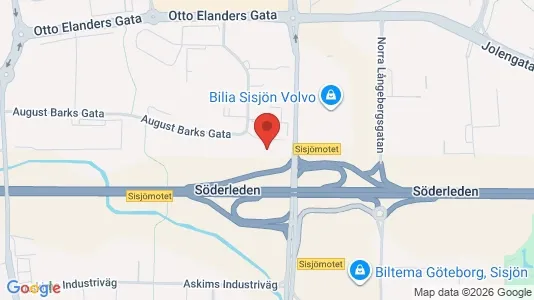 Industrilokaler att hyra i Askim-Frölunda-Högsbo - kort over placeringen