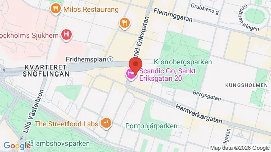 Kontorslokaler att hyra i Kungsholmen - kort over placeringen