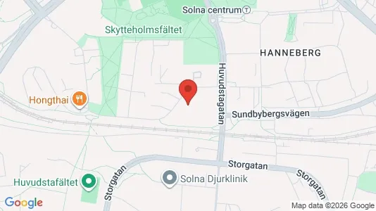 Affärslokaler att hyra i Solna - Bild från Google Street View