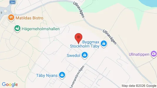 Lagerlokaler att hyra i Täby - Bild från Google Street View