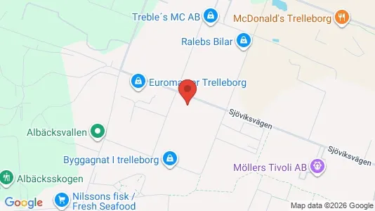 Affärslokaler att hyra i Trelleborg - Bild från Google Street View