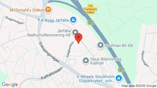 Industrilokaler att hyra i Järfälla - Bild från Google Street View