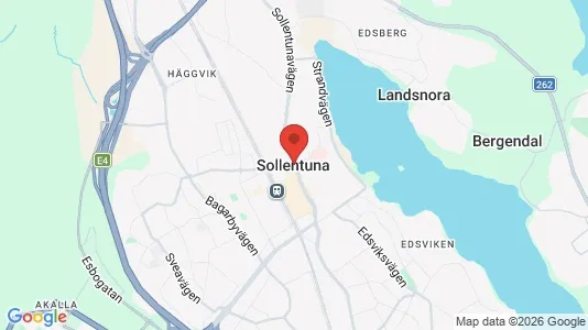 Butikslokaler att hyra i Sollentuna - Bild från Google Street View