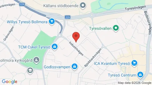 Kontorslokaler att hyra i Tyresö - Bild från Google Street View