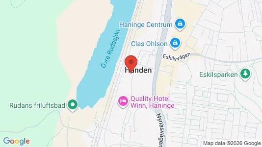 Kontorslokaler att hyra i Haninge - Bild från Google Street View