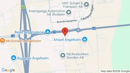 Kontorslokaler att hyra i Ängelholm - Bild från Google Street View
