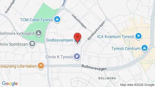 Kontorslokaler att hyra i Tyresö - Bild från Google Street View