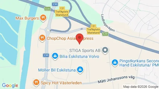 Affärslokaler att hyra i Eskilstuna - Bild från Google Street View