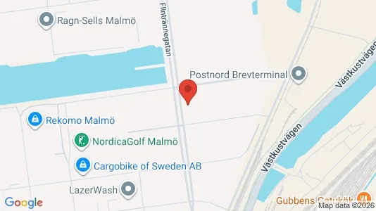Lagerlokaler att hyra i Malmö Centrum - Bild från Google Street View