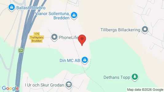 Industrilokaler att hyra i Sollentuna - Bild från Google Street View