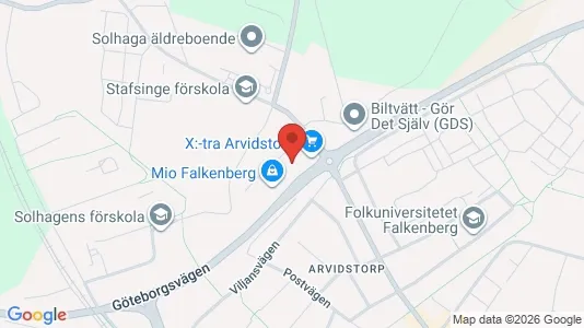 Kontorslokaler att hyra i Falkenberg - Bild från Google Street View