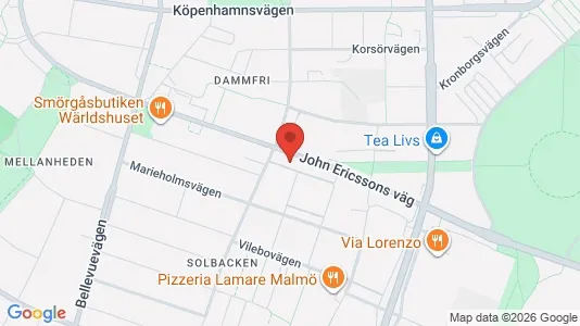 Kontorslokaler att hyra i Malmö Centrum - Bild från Google Street View