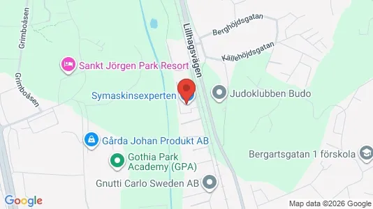 Kontorslokaler att hyra i Norra hisingen - kort over placeringen