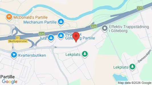 Industrilokaler att hyra i Partille - Bild från Google Street View