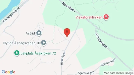 Affärslokaler att hyra i Borås - kort over placeringen