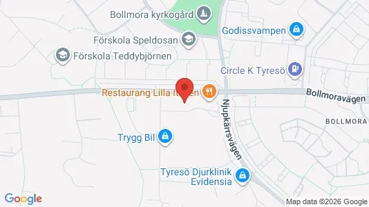 Kontorslokaler att hyra i Tyresö - Bild från Google Street View