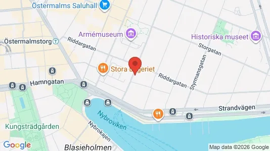 Kontorslokaler att hyra i Östermalm - Bild från Google Street View