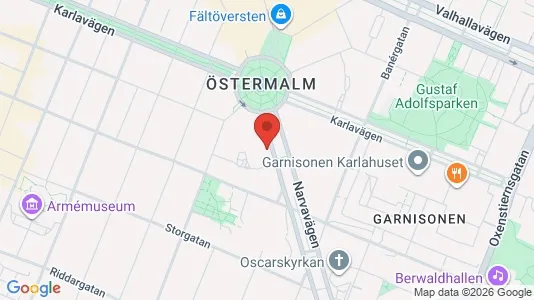 Kontorslokaler att hyra i Östermalm - Bild från Google Street View