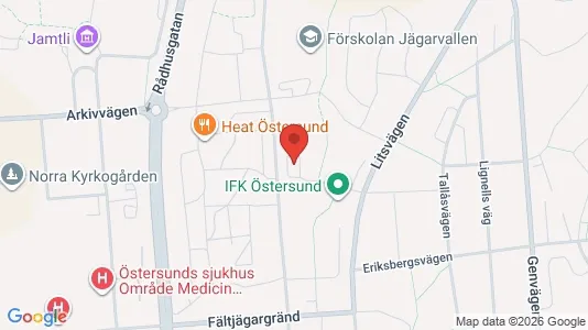 Kontorslokaler att hyra i Östersund - Bild från Google Street View