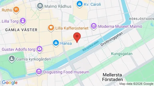 Kontorslokaler att hyra i Malmö Centrum - Bild från Google Street View