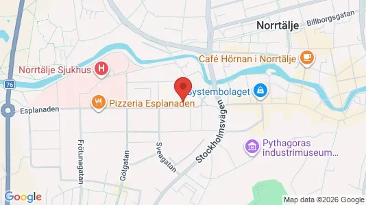 Affärslokaler att hyra i Norrtälje - Bild från Google Street View