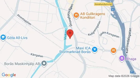 Industrilokaler att hyra i Borås - Bild från Google Street View