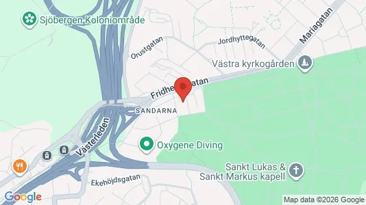 Coworking spaces att hyra i Majorna-Linné - kort over placeringen