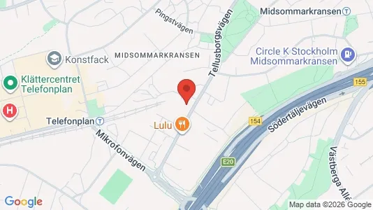 Affärslokaler att hyra i Söderort - Bild från Google Street View