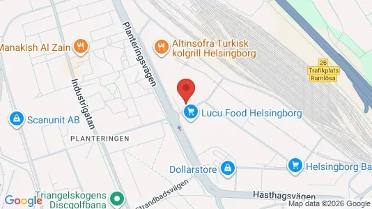Kontorslokaler att hyra i Helsingborg - Bild från Google Street View