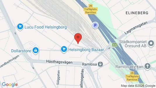 Industrilokaler att hyra i Helsingborg - Bild från Google Street View