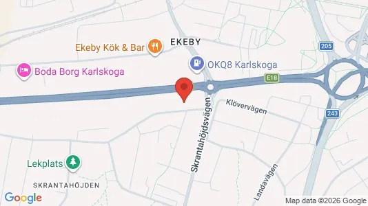 Affärslokaler till försäljning i Karlskoga - Bild från Google Street View