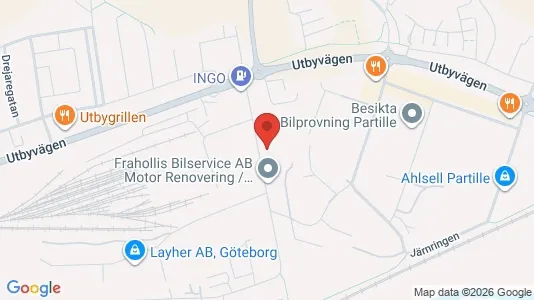 Industrilokaler att hyra i Göteborg Östra - Bild från Google Street View